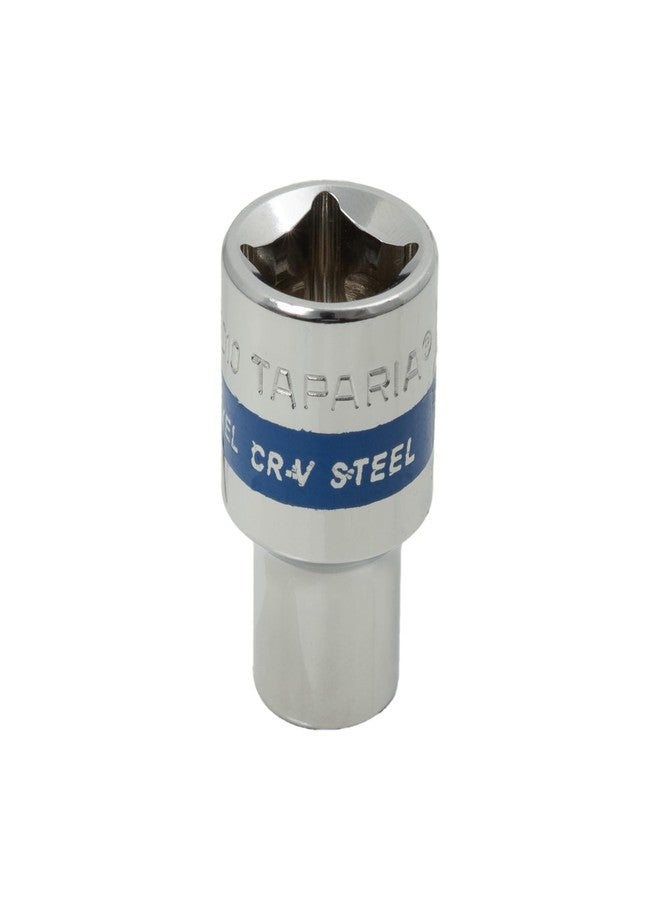 Taparia 1/2" Square Drive Socket (8,10 mm)- 12 Point or Bi Hex sockets for std Nuts and Bolts Compatible W/Ratchets, L Handles, Wrenches, Power Tools-Automotive & Mechanical work-DIY - Image 2